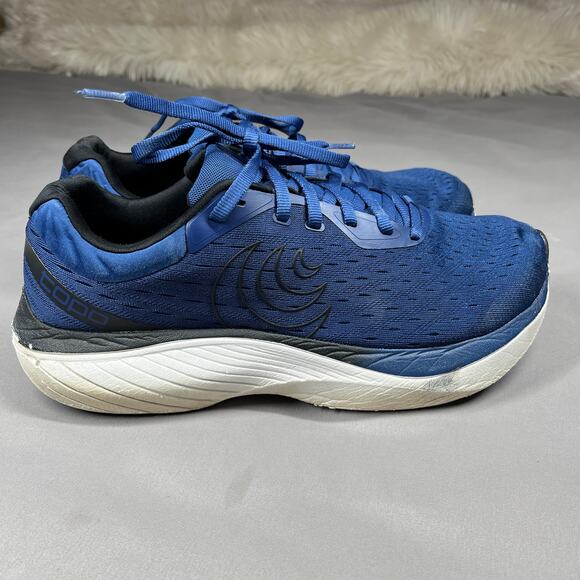 Topo Athletic M-Atmos Men’s 11 Running Training Shoes Navy White Wide Toe Box - Picture 2 of 15